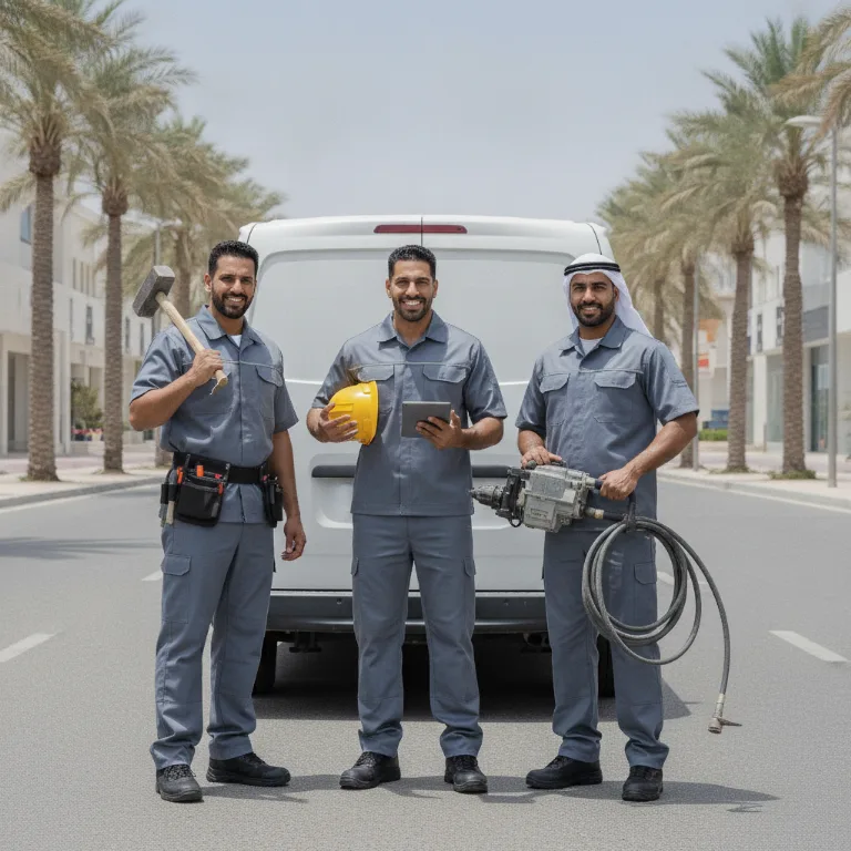 شركة هدم فريق في واحة دبي للسيليكون